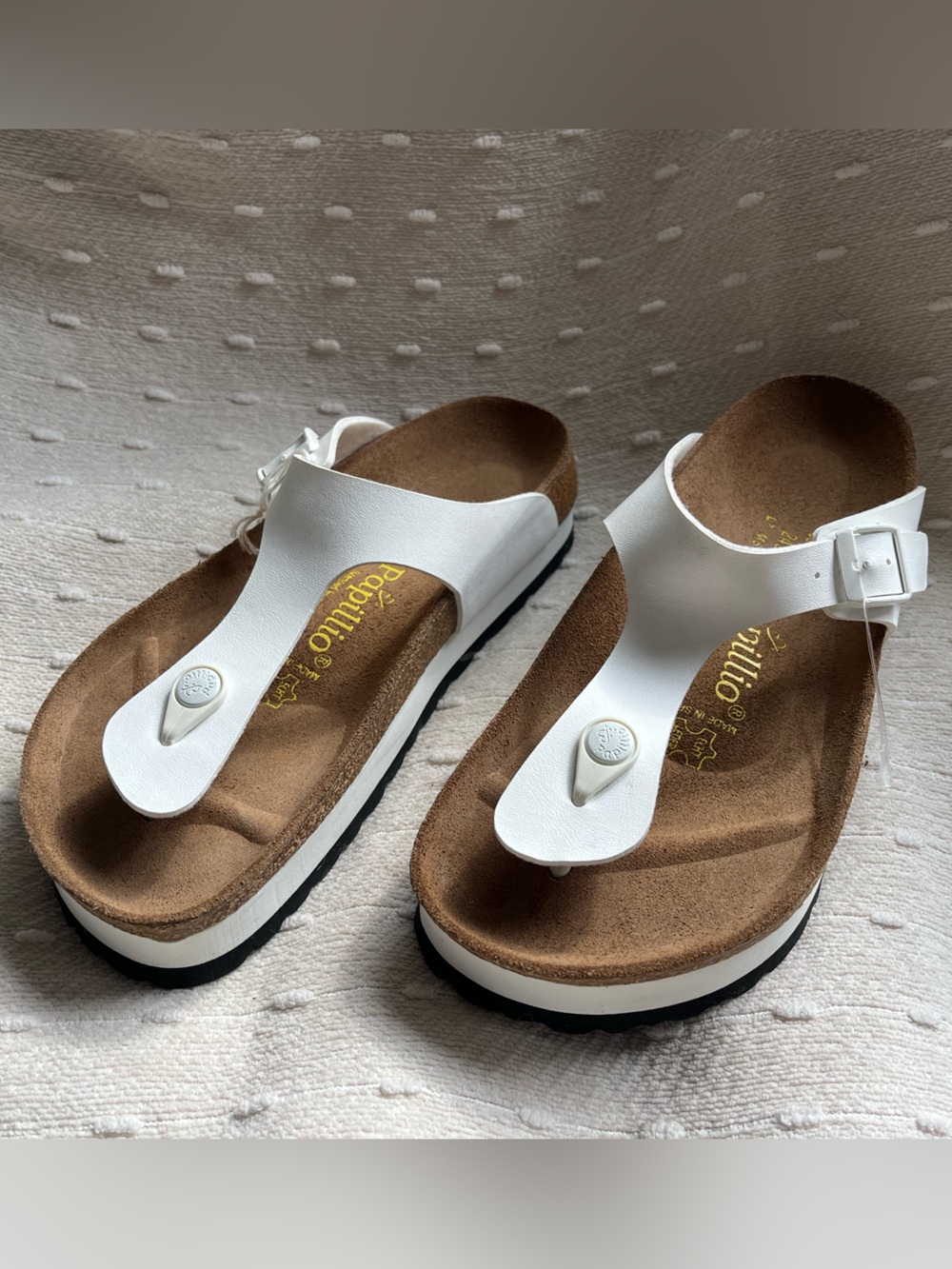 Papillio by Birkenstock White Platform Sandals